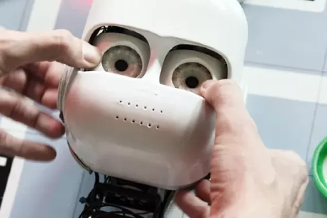 Robot i RobotLabbet. Foto.